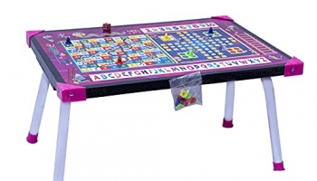 Wooden Study Table For Kids,Educational,Best For Studying (Colour May Vary)(Size:12*16 Inch)