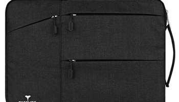 Tabelito® Hybrid Laptop Bag Sleeve Case Cover Pouch For 14 Inch(35Cm) Laptop Apple / Dell / Lenovo / Asus / Hp / Samsung / Mi / Macbook / Ultrabook / Thinkpad / Ideapad / Surfacepro (Black)