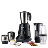 Lifelong Llmg756 750 Watt Juicer Mixer Grinder, 5 Jars For Grinding, Mixing, And Juice At Home, Juicer With Fruit Filter, Chutney/Masala Storage Jar (1 Year Warranty, Black)