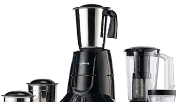 Lifelong Llmg756 750 Watt Juicer Mixer Grinder, 5 Jars For Grinding, Mixing, And Juice At Home, Juicer With Fruit Filter, Chutney/Masala Storage Jar (1 Year Warranty, Black)