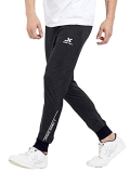 Jump Cuts Stripes Men Grey Regular Fit Trackpants