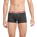 Pepe Jeans Innerwear Men’S Solid Cotton Antibacterial Trunks (Pack Of 2) Charcoal Melange