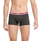 Pepe Jeans Innerwear Men’S Solid Cotton Antibacterial Trunks (Pack Of 2) Charcoal Melange