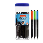 Reynolds Vista Rt Bp 25 Pens Jar – 20 Blue & 5 Black Ball Pen I Lightweight Ball Pen With Comfortable Grip For Extra Smooth Writing I School And Office Stationery