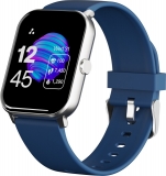 Ambrane Wise-Eon 1.69Lucid Display Bluetooth Calling Function & 7 Days Battery Life Smartwatch(Blue Strap, Regular)