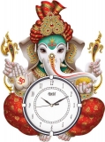 Ajanta Analog 41 Cm X 31 Cm Wall Clock(White, With Glass, Standard)