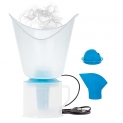 Dr. Odin 3 In 1 Steam Vaporizer With Dual Layer Protection For Heat & Shock Facial Steamer||Nose Steamer||Cold||Cough||Spa||Sinus||Asthma||Nozzle Inhaler Steam Vaporizer Machine Od-03Dl (Blue)