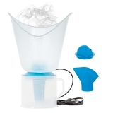 Dr. Odin 3 In 1 Steam Vaporizer With Dual Layer Protection For Heat & Shock Facial Steamer||Nose Steamer||Cold||Cough||Spa||Sinus||Asthma||Nozzle Inhaler Steam Vaporizer Machine Od-03Dl (Blue)