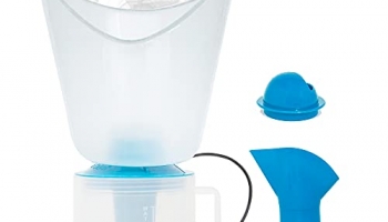 Dr. Odin 3 In 1 Steam Vaporizer With Dual Layer Protection For Heat & Shock Facial Steamer||Nose Steamer||Cold||Cough||Spa||Sinus||Asthma||Nozzle Inhaler Steam Vaporizer Machine Od-03Dl (Blue)