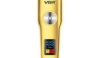 Vgr V-290 Professional Hair Clipper With Led Display Runtime: 120 Min Trimmer For Men (Gold)