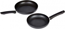 Amazonbasics Non-Stick Induction Frying Pan Set, 24Cm And 28Cm