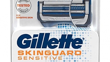Gillette Skinguard Manual Shaving Razor Blades- Pack Of 4 Cartridges