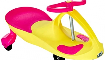 Amazon Brand – Jam & Honey Swing / Magic Car (Yellow & Pink)