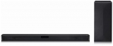 Lg Sl4 300W 2.1 Ch Sound Bar With Carbon Woofer For A High Fidelity Sound, Adaptive Sound Control, Wireless Subwoofer, Bluetooth Streaming, Versatile Connectivity And Tv Sound Sync (Black)
