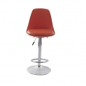 Da Urban® Valure Height Adjustable & Revolving Bar Stool / Kitchen Chair / Cafetaria Chair Orange (1 Pc)