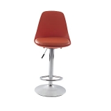Da Urban® Valure Height Adjustable & Revolving Bar Stool / Kitchen Chair / Cafetaria Chair Orange (1 Pc)