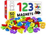 Play Poco 123 Magnetic Numbers – Count 1 To 30 – Ideal For Number Sequencing & Learning – Child Safe Foam Alphabets With Full Magnet Back, Red, 26X10X4Cm