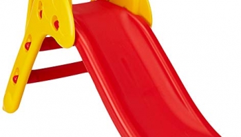 Amazon Brand – Solimo Red & Yellow Giraffe Slide