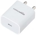 Amazonbasics 20W Phone Charger | Type C Adapter, Fast Charging (White)