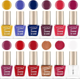 Verge Stunning Long Wear Nail Polish (Paraben Free & Non Toxic) Chip Resistant & Quick Dry, No Fading; Vegan, Modern Color Range::Spotlight 12 (Pack Of 12 Combo)