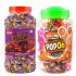 Mahak Kandiez Coconut Candy Jar & Popon Lollipop Jar / Combo Pack Of 2 Flavor / Party Pack