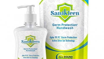 Sanikleen Handwash – 250 Ml Bottle+750 Ml Refill Pouch, White