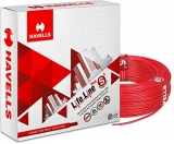 Havells Life Line Plus S3 0.75 Sq Mm Pvc Hrfr Cable (Red)
