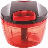 Tosaa Mini Handy And Compact Chopper With 3 Blades For Effortlessly Chopping Vegetables And Fruits For Your Kitchen, Anti Slip Silicone, 375 Ml ,Pack Of 1 , Color May Vary