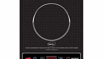 Pigeon Basic Induction Cooktop 1200 W, Auto-Shut Off, Soft Push Button With 7 Segments Led Display For Power And Temperature – Black
