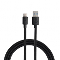 Flix (Beetel Usb To Type C Pvc Data Sync & 2A Smartphone Fast Charging Cable, Made In India, 480Mbps Data Sync, Tough Cable, 1 Meter Long Usb Cable For Usb Type C Devices Black Xcd-C12