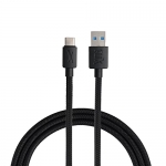 Flix (Beetel Usb To Type C Pvc Data Sync & 2A Smartphone Fast Charging Cable, Made In India, 480Mbps Data Sync, Tough Cable, 1 Meter Long Usb Cable For Usb Type C Devices Black Xcd-C12