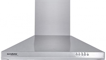 Eurodomo 60Cm 850 M3/Hr Chimney (Sapphire Pb Ss 60, 2 Cassette Filters, Stainless Steel))