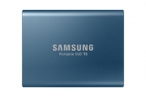 Samsung T5 500Gb Up To 540Mb/S Usb 3.1 Gen 2 (10Gbps, Type-C) External Solid State Drive (Portable Ssd) Alluring Blue (Mu-Pa500B)