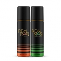 Realman Deodorant For Men, 400Ml (Pack Of 2) – Thrill + Sprit