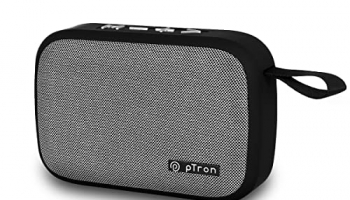 Newly Launched Ptron Musicbot Lite 5W Mini Bluetooth Speaker With 6Hrs Playtime, Immersive Sound, 40Mm Driver, Bt5.1 With Strong Connectivity, Portable Design, Integrated Music & Call Control (Black)
