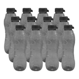 Wonder Plastic Slim Fridge Bottle Set, 12 Pc Bottle, 1000 Ml, Grey Color, Made In India