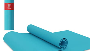 Lifelong Llym93 Yoga Mat For Women & Men Eva Material 4Mm Sea Blue Anti Slip For Gym Workout