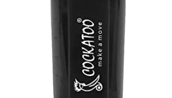 Cockatoo Cs-01-Grey Shaker Bottle (Black, 700 Milliliters, Plastic)