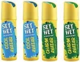 Set Wet Charm Avatar Deodorant & Body Spray Perfume For Men, 150 Ml (Pack Of 2) & Set Wet Cool Avatar Deodorant & Body Spray Perfume For Men, 150 Ml (Pack Of 2)
