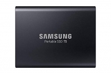 Samsung T5 1Tb Up To 540Mb/S Usb 3.1 Gen 2 (10Gbps, Type-C) External Solid State Drive (Portable Ssd) Deep Black (Mu-Pa1T0B)