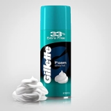Gillette Classic Sensitive Shave Foam – 418 G (33% Extra)
