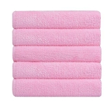 Bathla Spic & Span Multi Purpose Micro Fiber Cleaning Cloth – 340 Gsm: 30Cmx30Cm (Pack Of 5 – Pink)