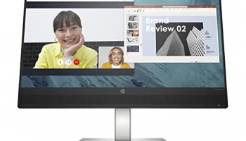 Hp M24 23.8-Inch(60.45 Cm) Fhd Ips 3-Sided Micro-Edge Screen, Eyesafe Certified,Amd Freesync, 5 Mp Webcam,75Hz, 99% Srgb,Flicker Free, 1Xhdmi 1.4, 300 Nits(459J4Aa), M24 Webcam Monitor, Black