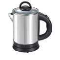 Kitchen Kit Electric Kettle 1.8 Litre With Stainless Steel Body, Used For Boiling Water, Making Tea And Coffee, Instant Noodles, Soup Etc. 1500 Watt (Silver)