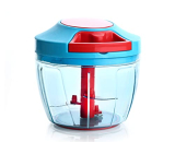 Youbee® Premium Quick Multi-Purpose Manual Vegetable Chopper For Kitchen With 3 Sharp Stainless Steel Blade, Anti-Skid Base Container With Safe Lid Lock, 750 Ml