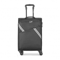 Skybags Trick 4W Polyester 58 Cms Softsided Cabin Luggage Trolley Bags (Black)
