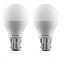 Wipro Garnet Base B22 15-Watt Led Bulb (Pack Of 2, White)