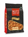 Nuts About You Premium Almonds California 200 G Pack Pouch, Badam Giri, Real, 100 % Natural And Clean Almonds, Super Value Pack
