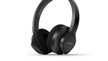 Philips Audio Taa4216 On-Ear Sports Bluetooth Headphones With Ip55 Dust/Water Protection, 35 Hours Play Time, Cooling & Washable Ear Cups, Quick Charge, 40 Mm Drivers And Built-In Mic (Black)