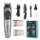 Vgr V-088 Professional Hair Clippers Rechargeable Cordless Beard Hair Trimmer Haircut Kit With Guide Combs- 39 Length Settings (Black)